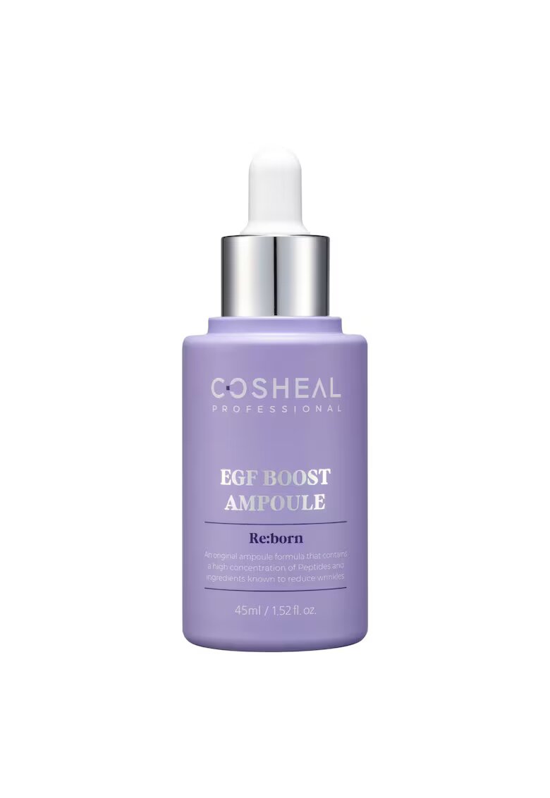 Cosheal Ser antirid cu Oligo-peptide & 16 tipuri de aminoacizi - EGF Boost Ampoule - Re:born - Professional - 45 ml