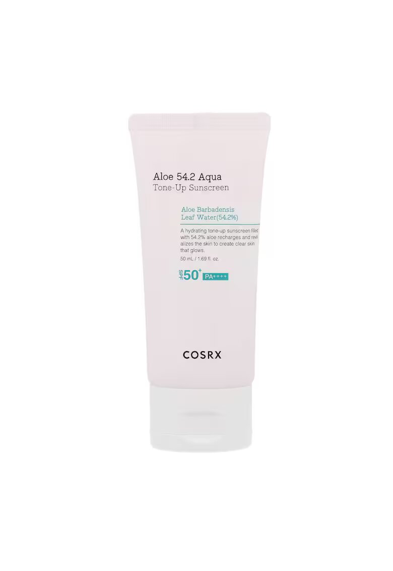 COSRX Aloe 54.2 Aqua fluid protector tonifiant pentru fata Tone-up Sunscreen SPF 50+ PA++++ 50 ml
