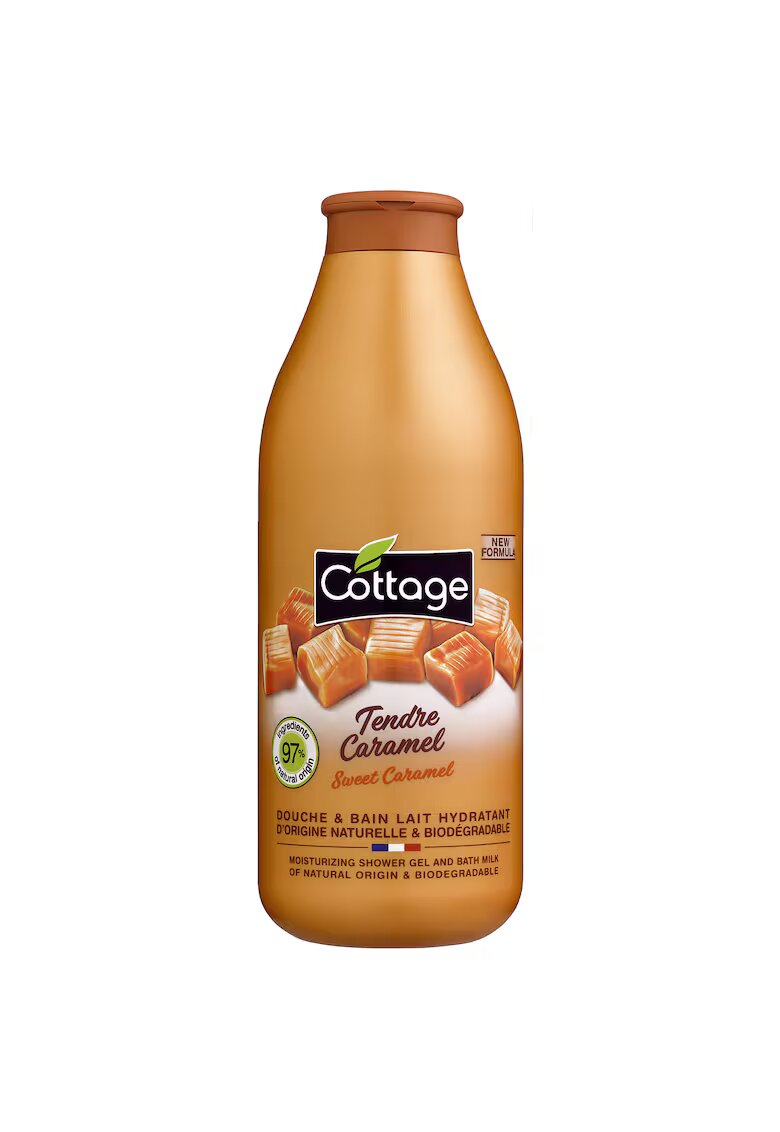 Cottage Gel de dus - Lapte/Caramel - 750 ml