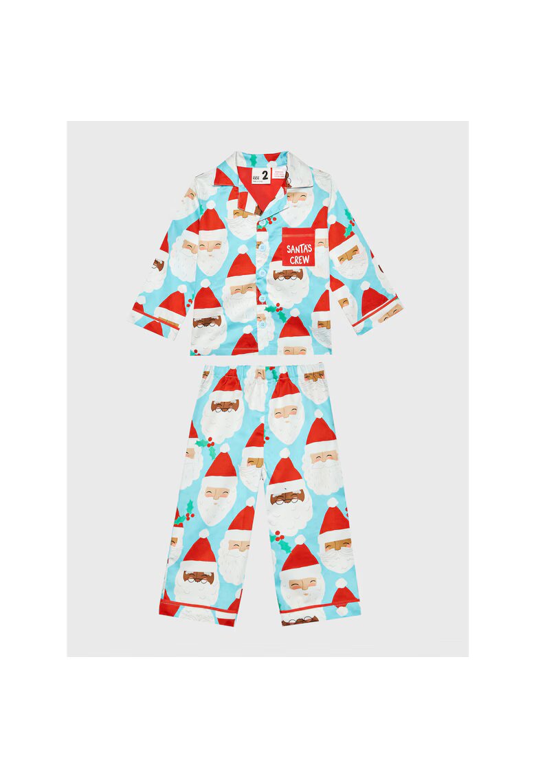 Cotton On Kids Pijama baieti - 301931751 - Bumbac - Albastru