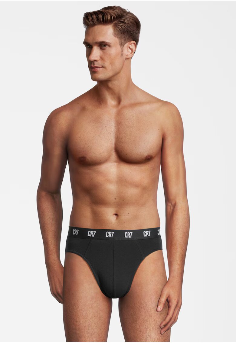 CR7 Set de chiloti 3087 - 3 perechi - Negru