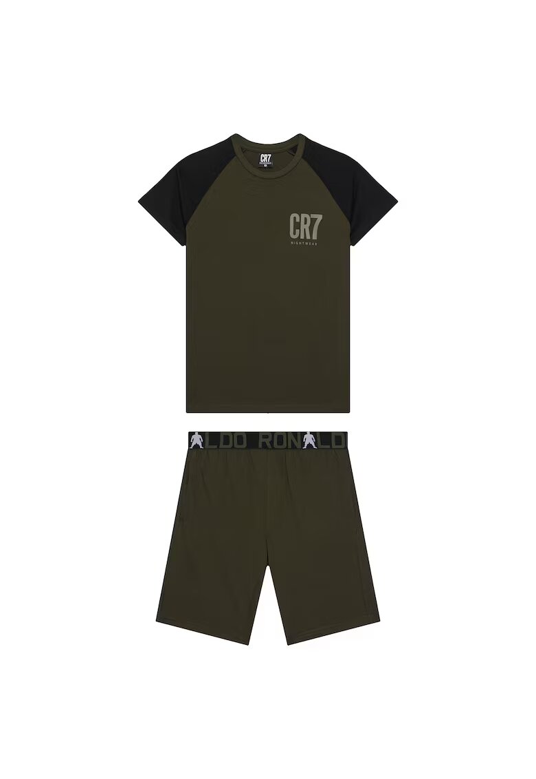 CR7 Underwear Pijama baieti - Verde inchis -