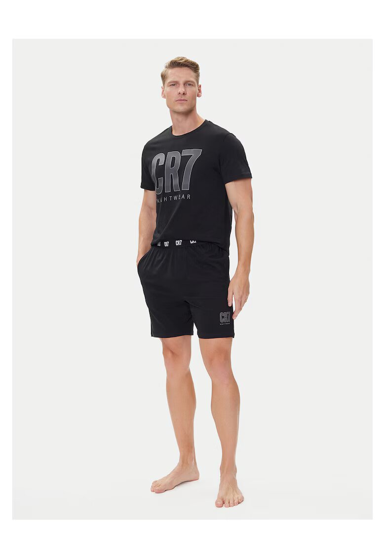 CR7 Underwear Pijama barbati Cristiano Ronaldo Cr7 - negru -