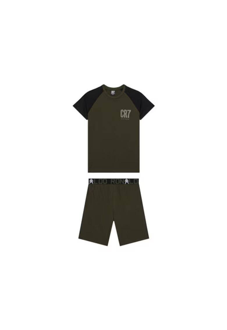 CR7 Underwear Pijama copii - Bumbac - Negru