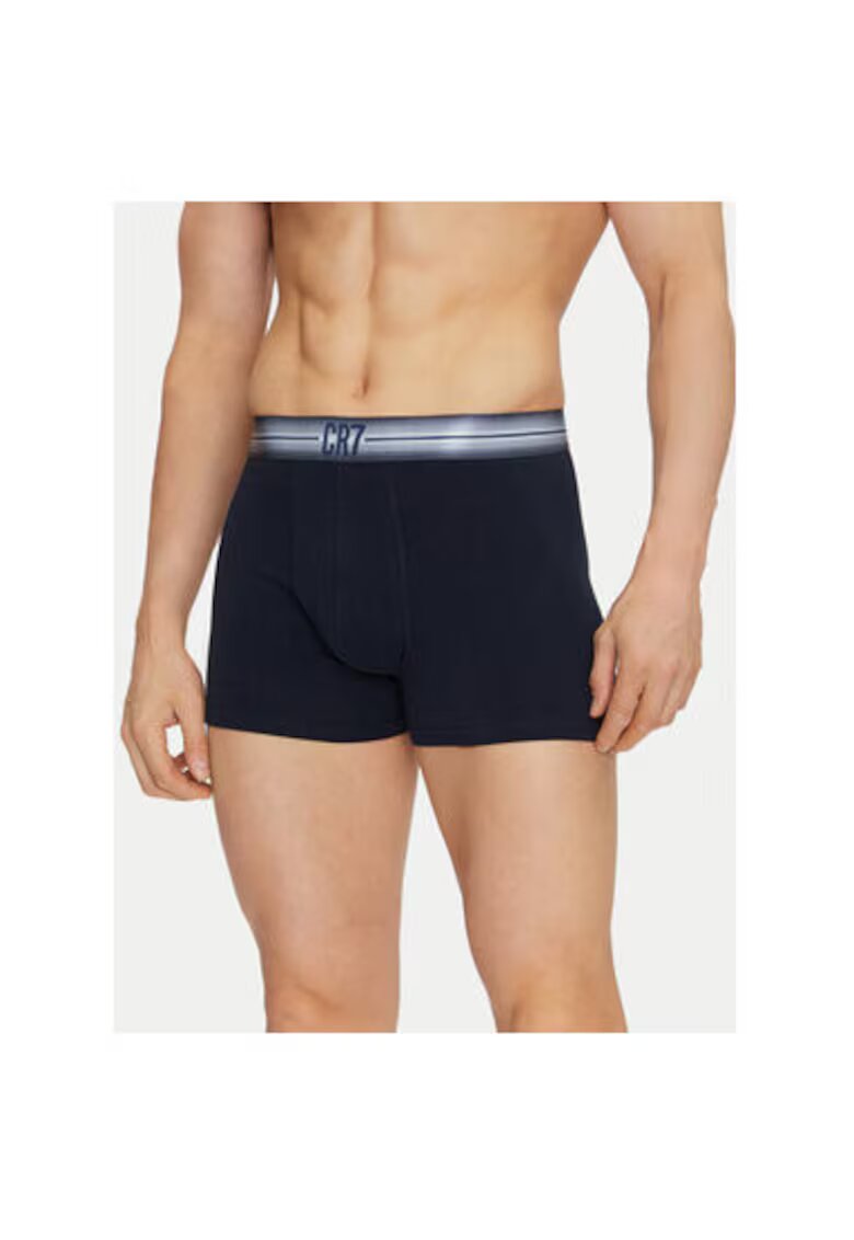 CR7 Underwear Set 7 boxeri barbati Cristiano Ronaldo Cr7 - 300 8107 4900 - Bumbac/Elastan - Multicolor - Multicolor