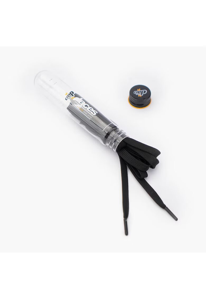 Crep Protect Sireturi Round - 2 bucati - impermeabile - negru - 140 cm