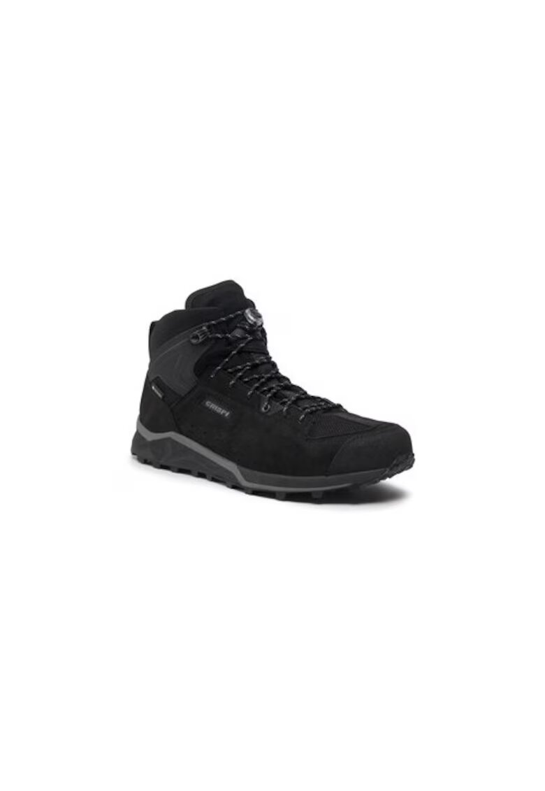 Crispi Bocanci trekking barbati 301063629 - Piele naturala - Negru - Negru