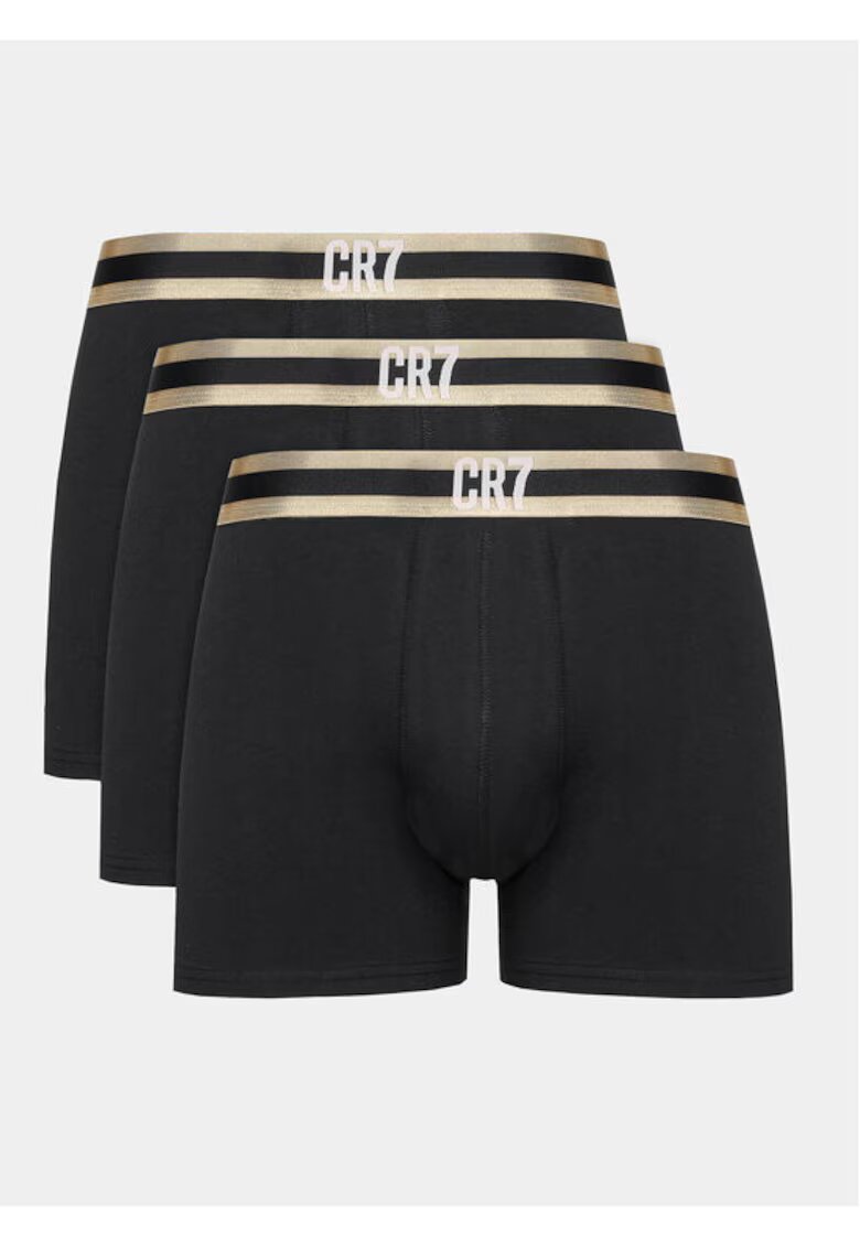 Cristiano Ronaldo Set 3 boxeri barbati - 302869183 - Bumbac - Negru - Negru