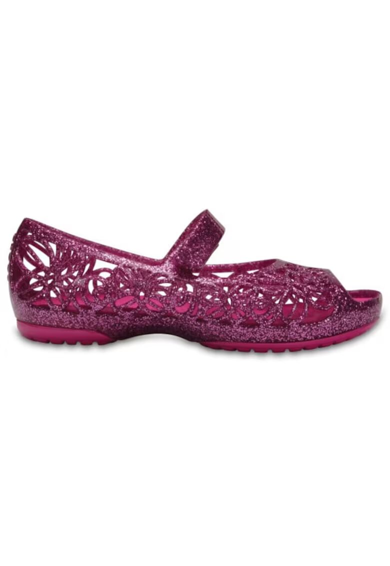 Crocs Balerini Kids' Isabella Glitter Flat - US Mov - Wild Orchid - Mov