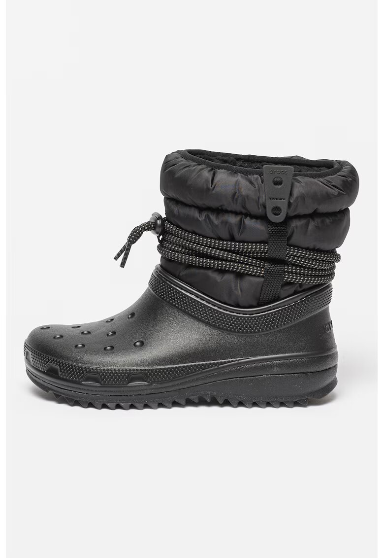 Crocs Cizme de zapada izolate de iarna Femei - Classic Neo Puff Luxe - Rosu