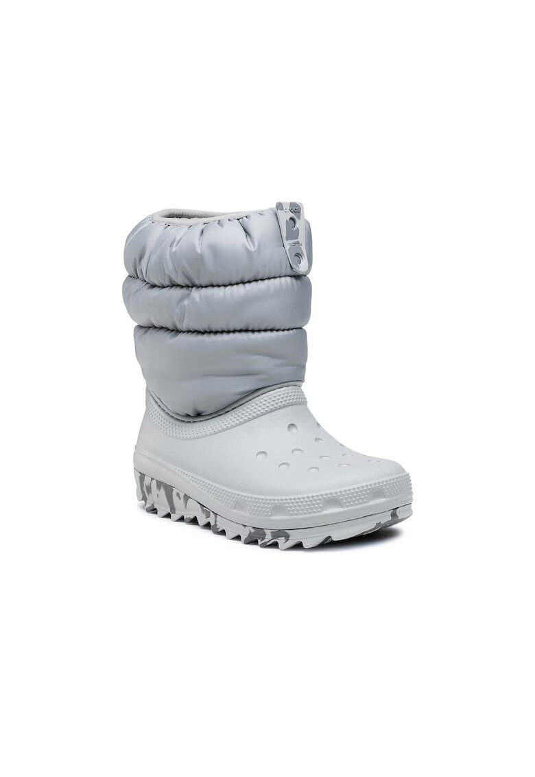 Crocs Cizme De Zapada Slip-on Copii - Classic Neo Puff Boot - Gri - Gri
