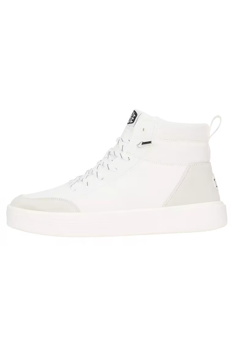 Crocs HeyDude - Tenisi Barbati Spuma EVA - Cody Hi Essentials - Alb - Alb