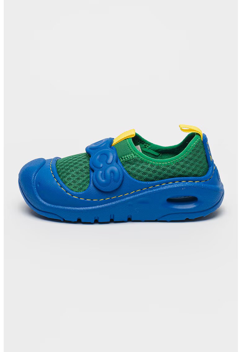Crocs Pantofi cu inchidere velcro pentru apa Swiftwater Splash - Galben/Verde pal/Albastru royal