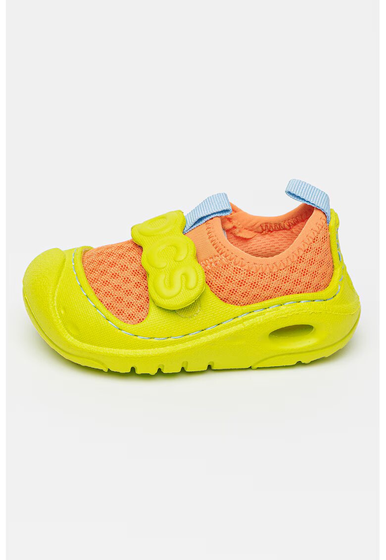 Crocs Pantofi pentru apa Swiftwater™ Splash - Verde neon/Portocaliu mandarina