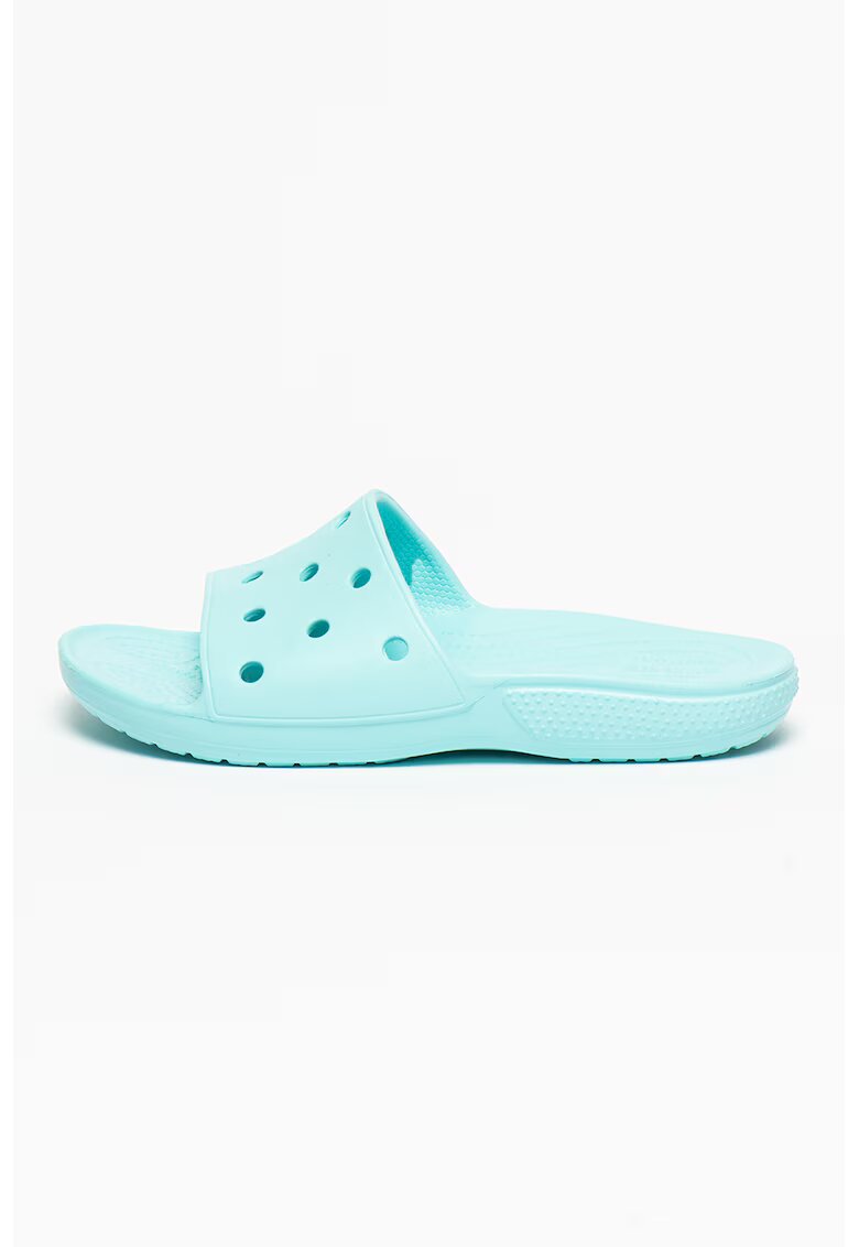 Crocs Papuci cu aspect perforat - Albastru aquamarin