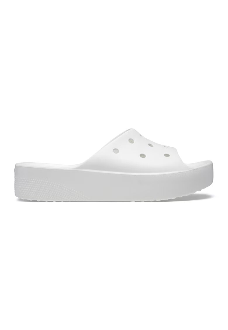 Crocs Papuci cu perforatii - Alb