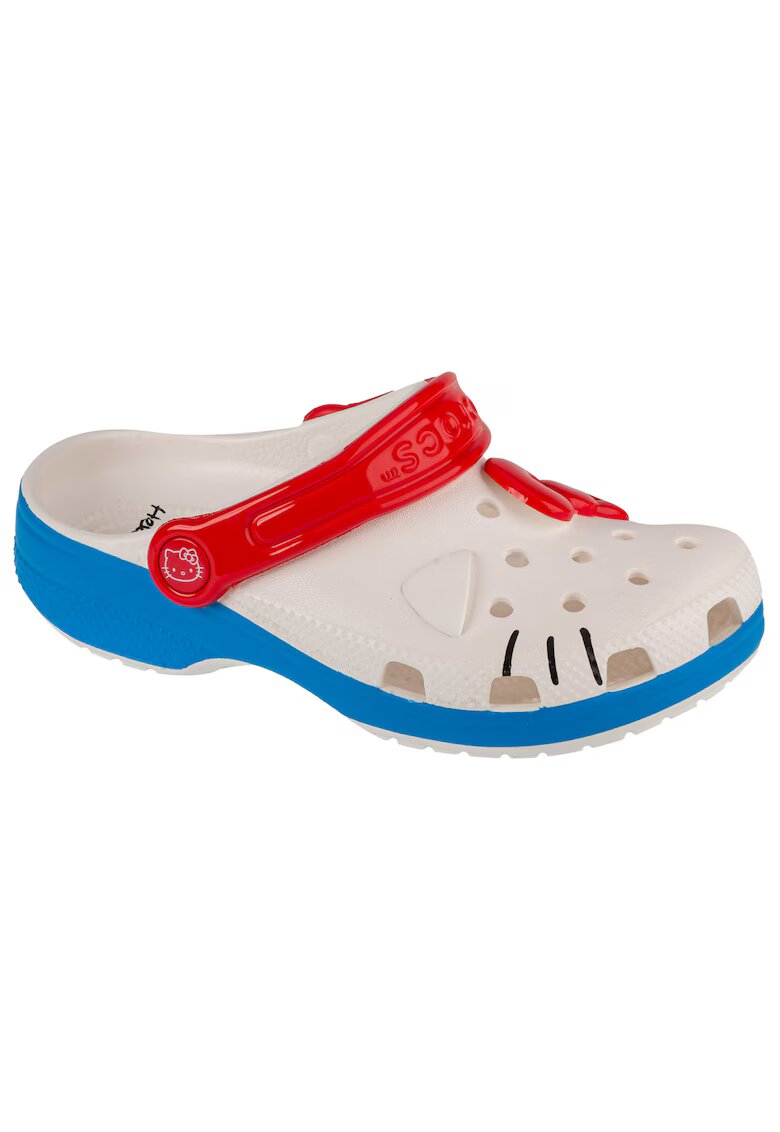 Crocs Papuci flip-flop - Classic Hello Kitty Iam Kids Clog 209454 - Alb