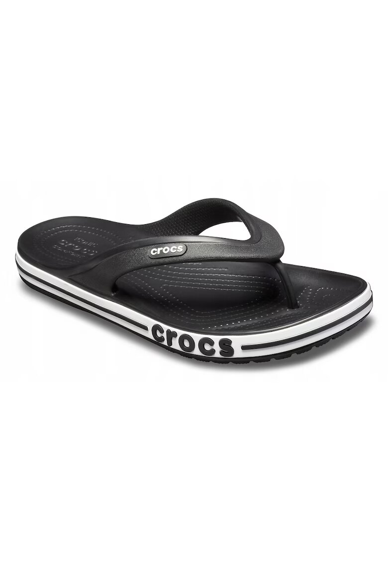 Crocs Papuci flip-flop - Sintetic - Alb/Negru