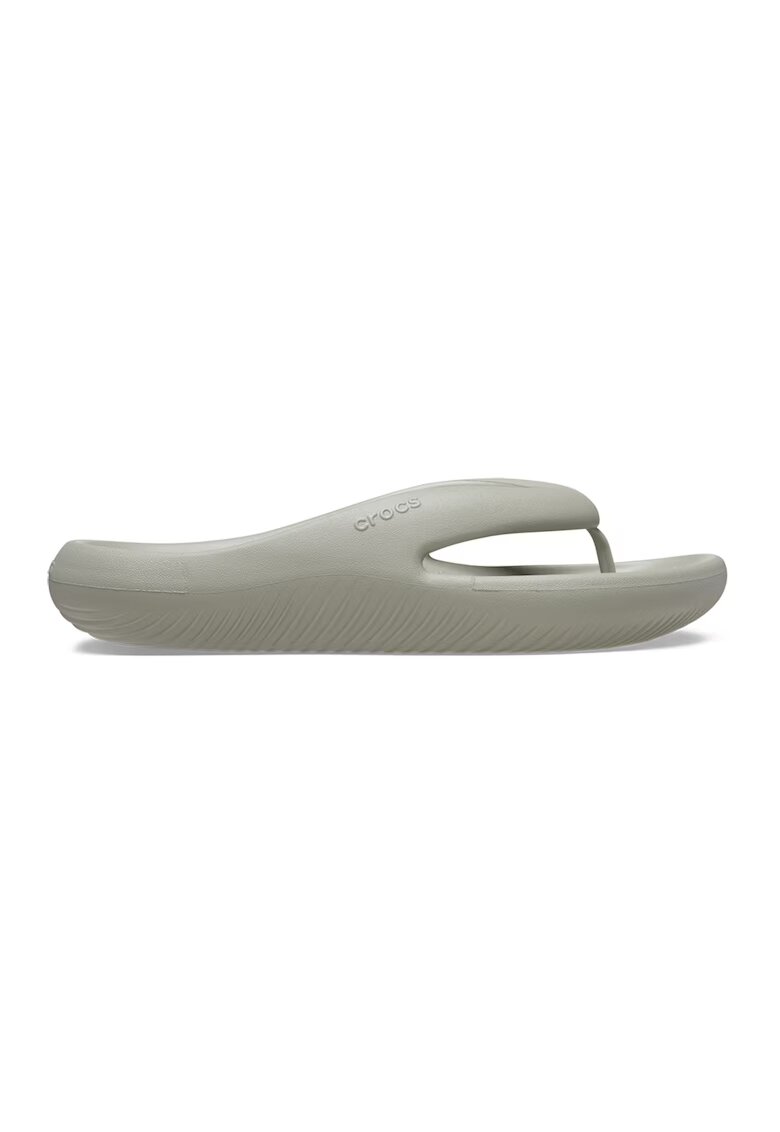 Crocs Papuci flip-flop unisex cu model uni Mellow - Grej