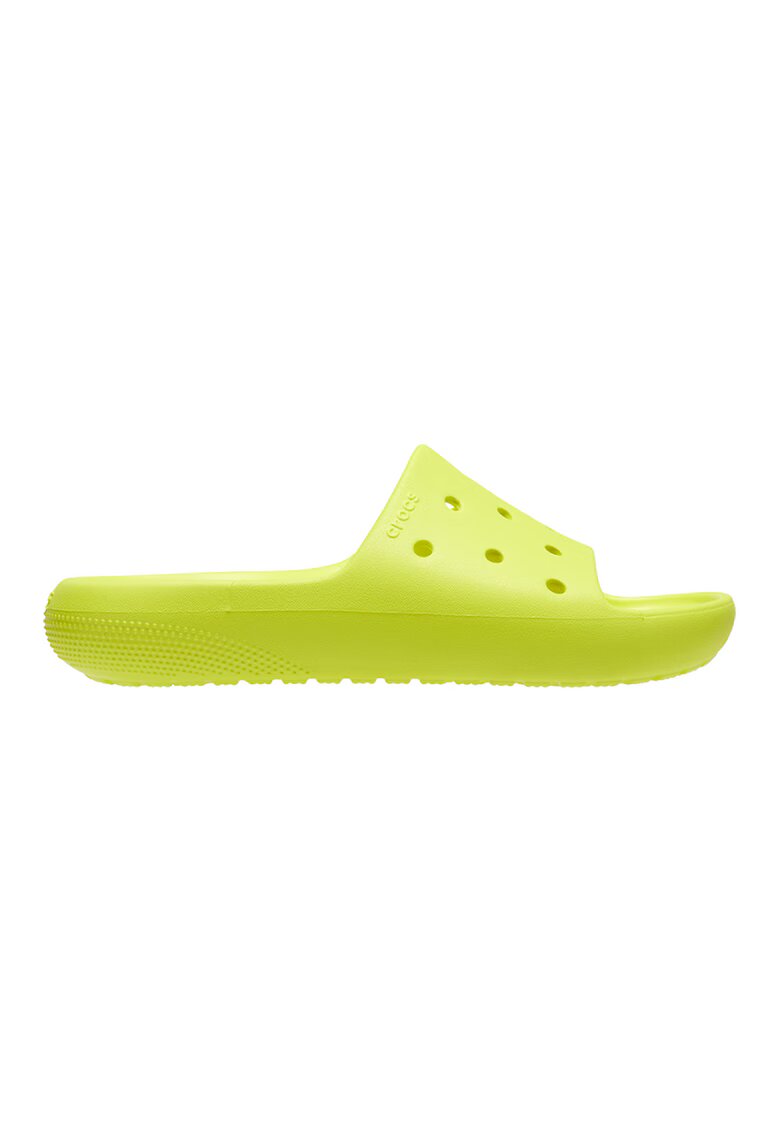 Crocs Papuci unisex cu aspect perforat - Verde lime