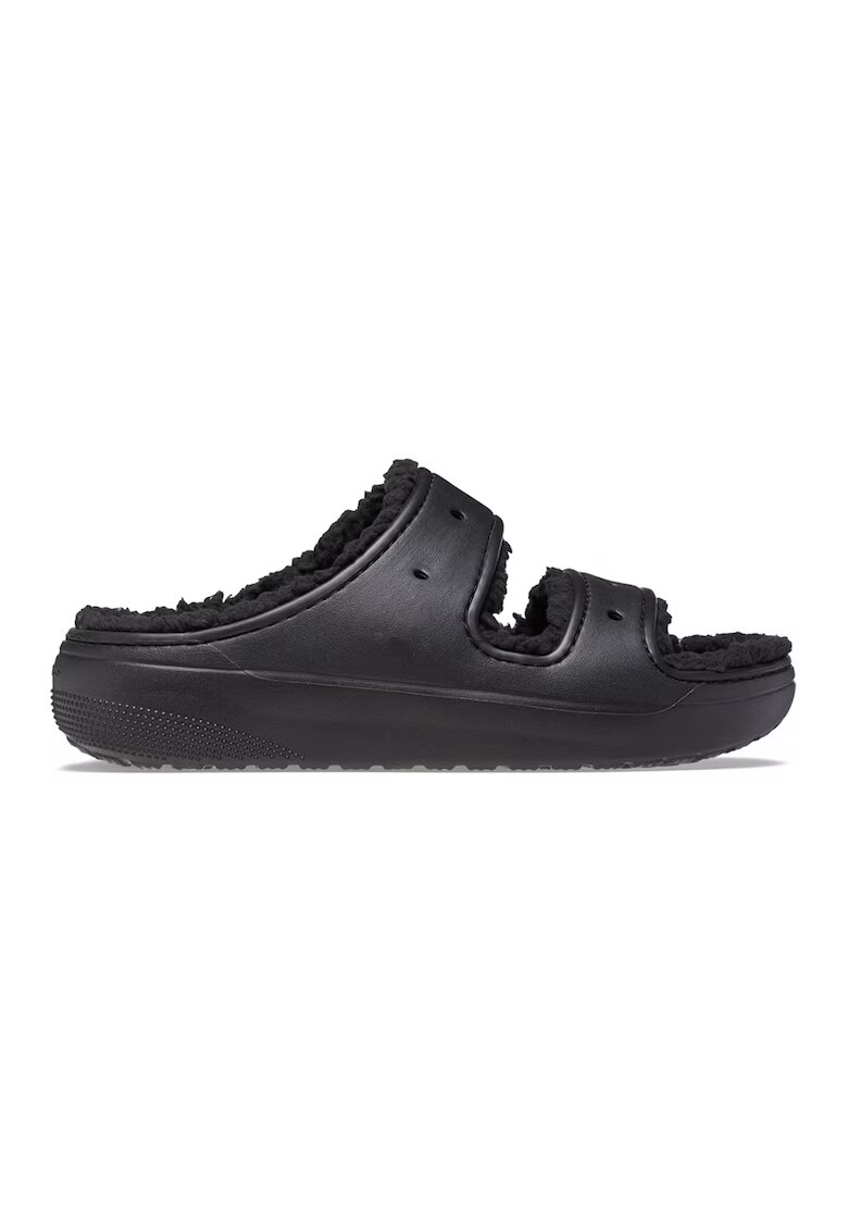 Crocs Papuci unisex de cauciuc Classic Cozzy - Negru