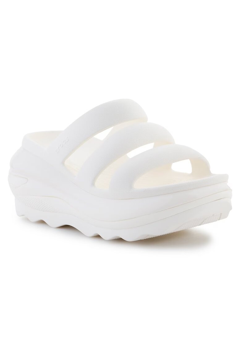 Crocs Papuci Universal Mega Crush Triple Strap - Sintetic - Crem