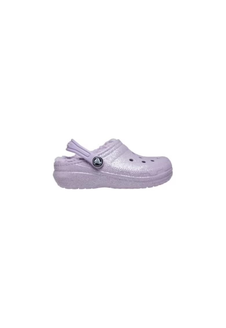 Crocs Saboti Classic Glitter Lined Clog Kids - US Mov - Lavender - Mov