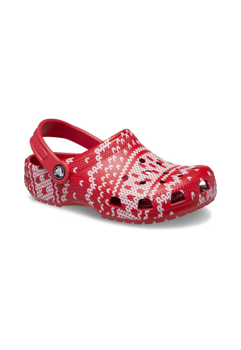 Crocs Saboti Classic Kids Holiday Sweater T - 209224-90H 28574 - Rosu