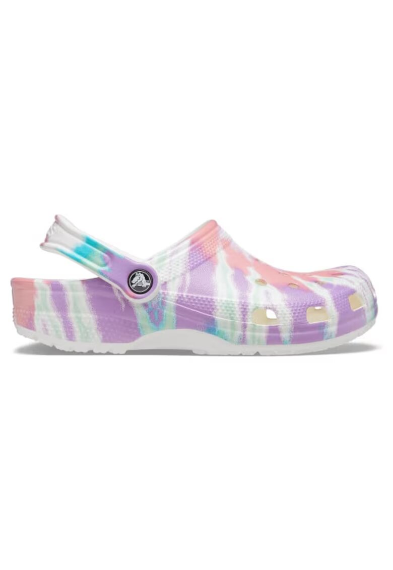Crocs Saboti Classic Tie-Dye Graphic Clog - US Multicolor - Fresco/Multi - Multicolor