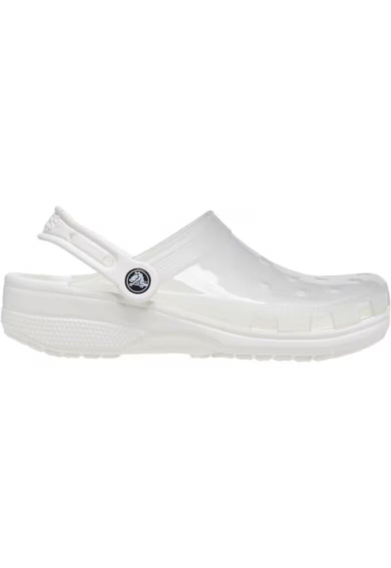 Crocs Saboti Classic Translucent Clog - Alb