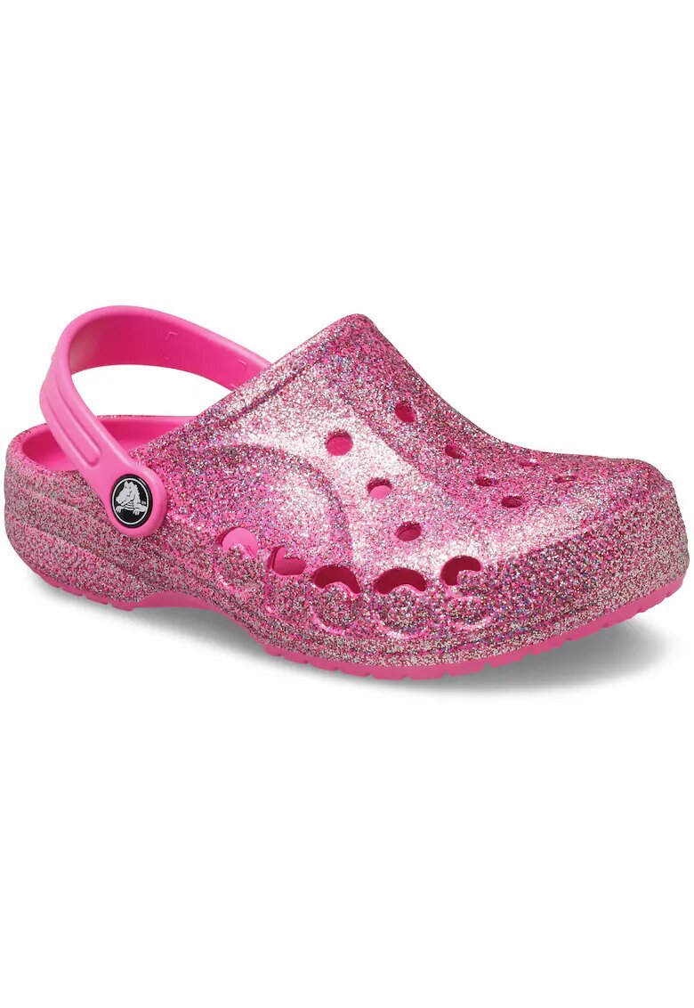 Crocs Saboti Copii Spuma Croslite - Baya Glitter 207015 Clog - Roz -