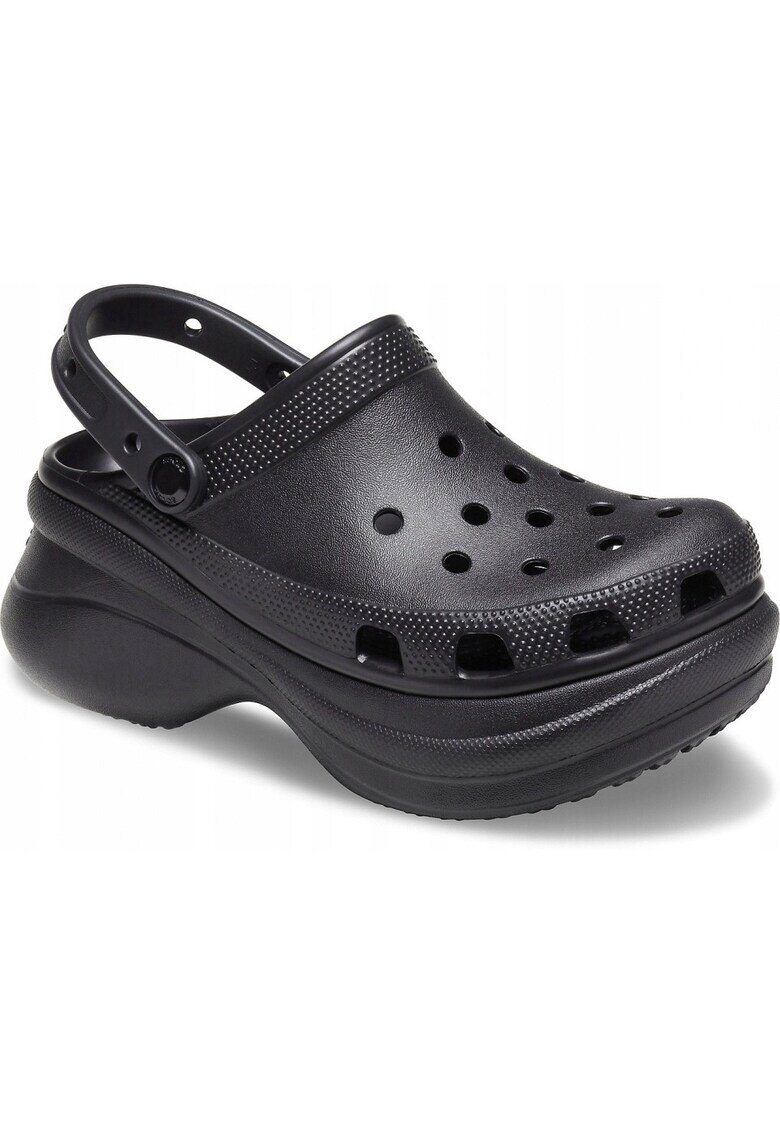 Crocs Saboti Coturn Platforma Femei - Classci Bae 2066302 Clog - Negru - Negru