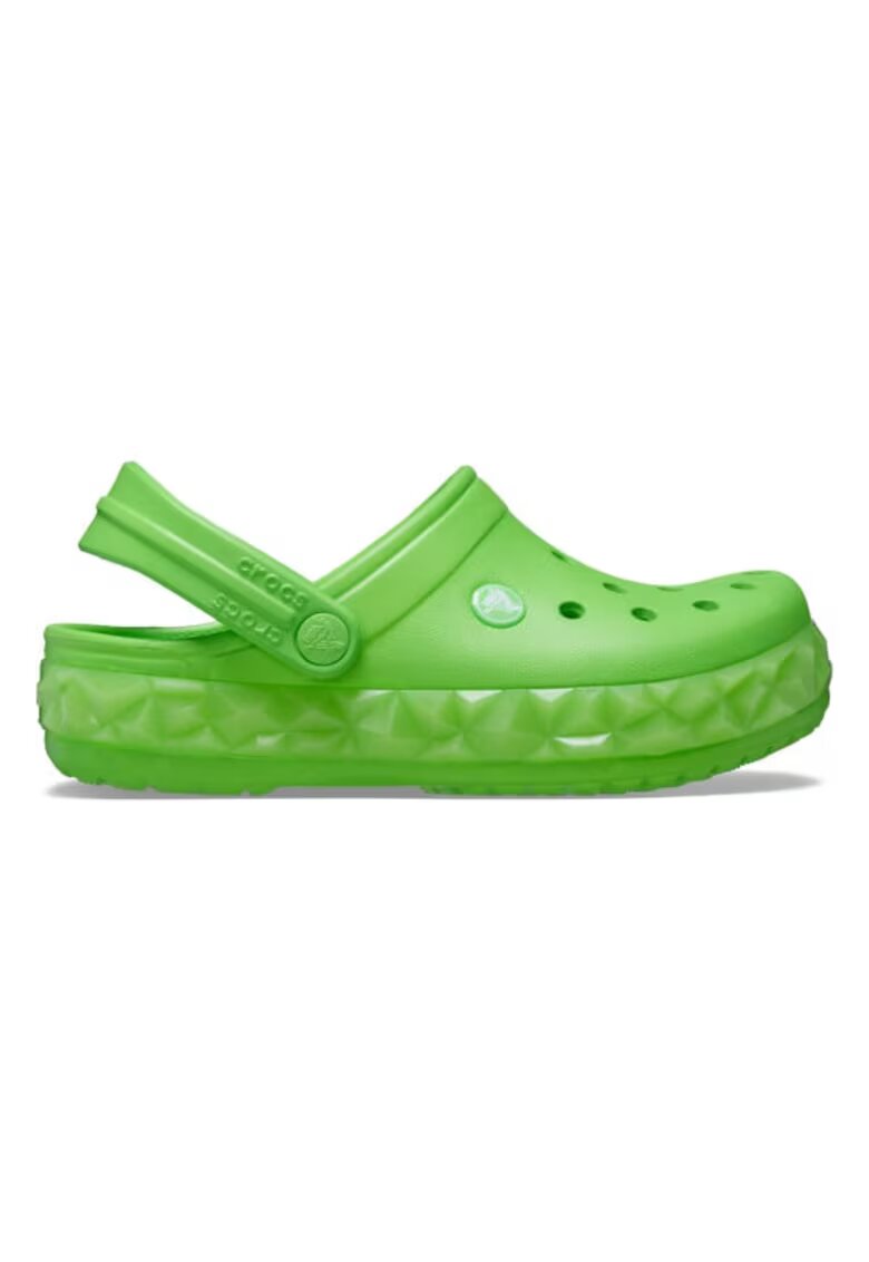 Crocs Saboti Crocband Geometric Glow In the Dark Band Clog - US Verde - Green Slime - Verde