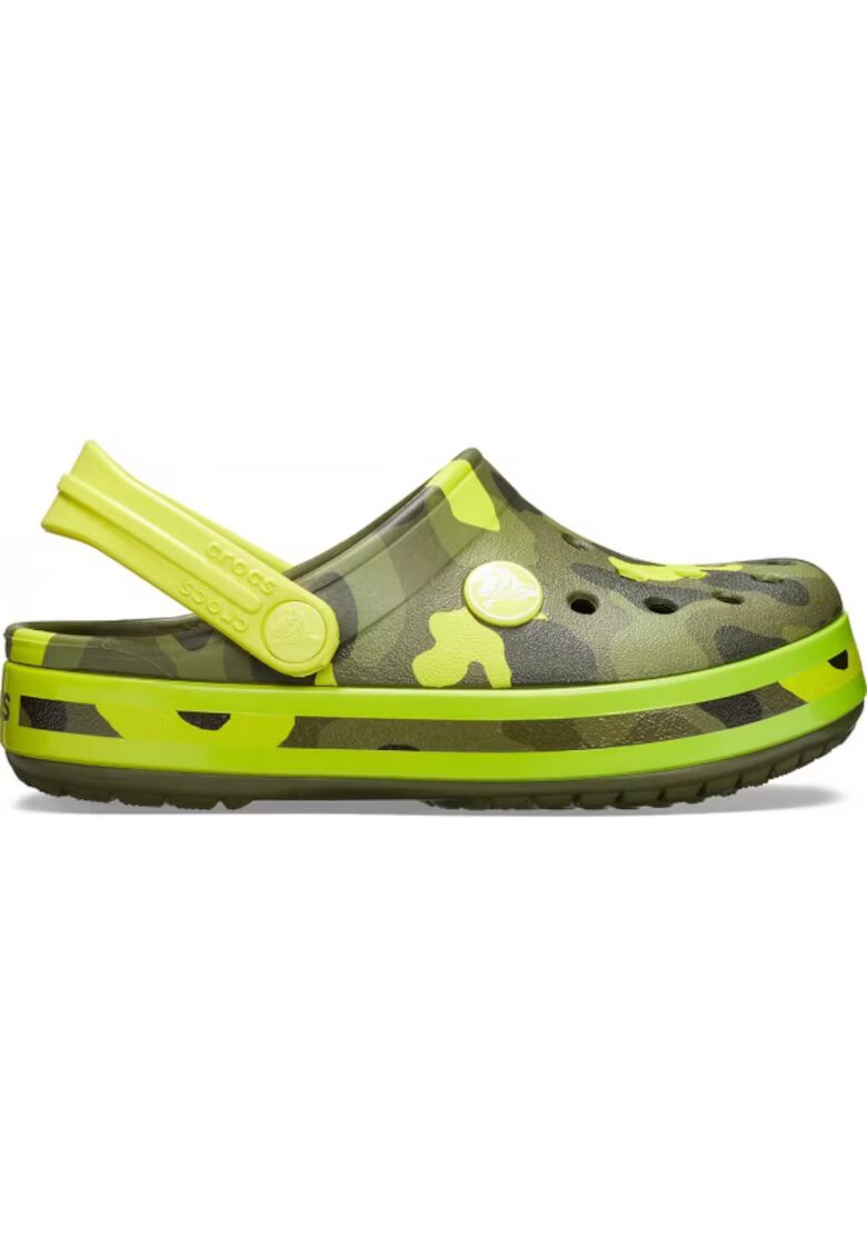 Crocs Saboti Crocband Multi-Graphic Clog - US Galben - Citrus - Alb