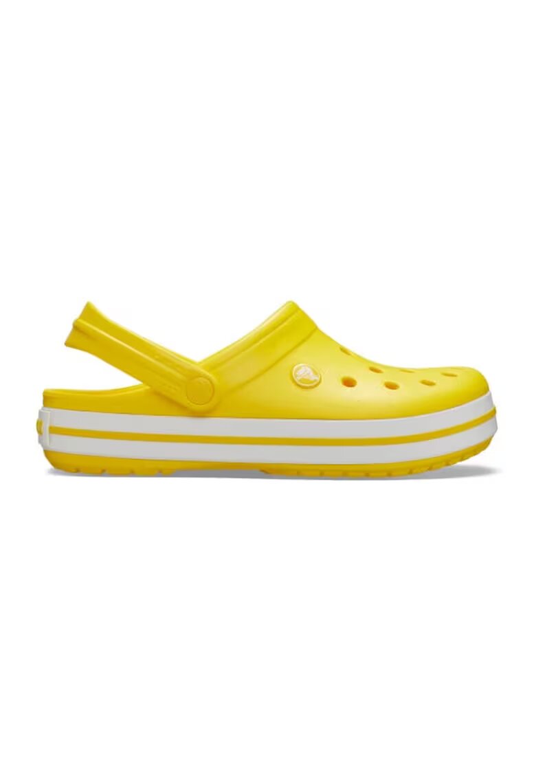 Crocs Saboti Crocband - US Galben - Lemon/White - Alb