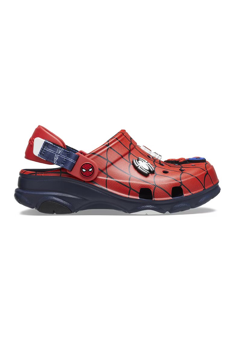 Crocs Saboti cu design Spiderman - Rosu/Bleumarin