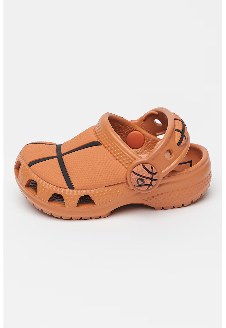 Crocs Saboti cu detalii contrastante - Maro