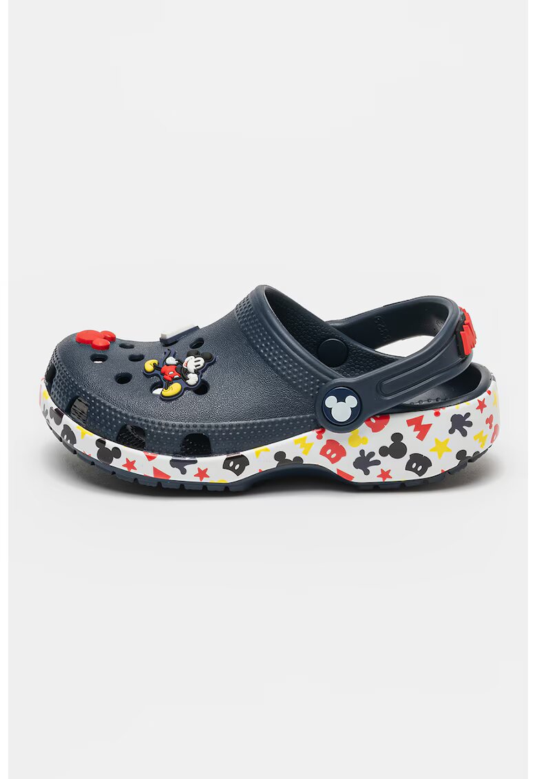 Crocs Saboti cu imprimeu desene animate - Rosu/Alb optic/Bleumarin