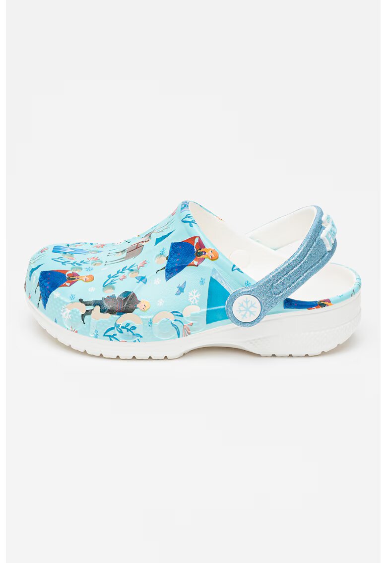 Crocs Saboti cu model cu desene animate - Albastru deschis