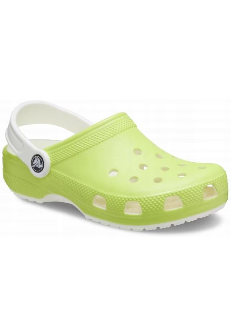 Crocs Saboti cu model in doua tonuri - Verde