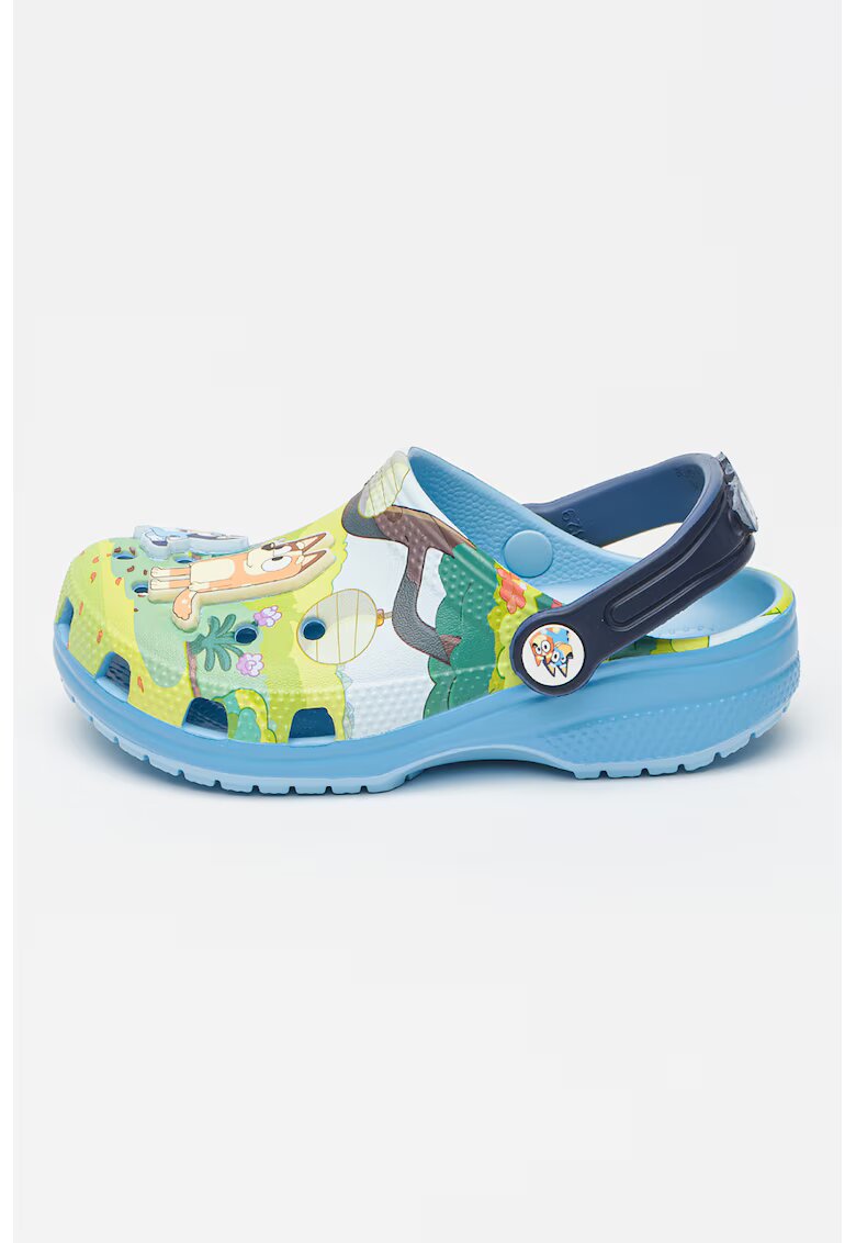 Crocs Saboti cu perforatii - Verde/Albastru deschis