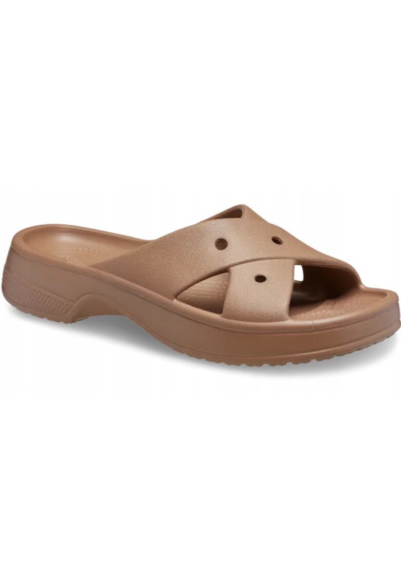 Crocs Saboti Femei Spuma Croslite - Women Cross 210840 Strap - Maro -