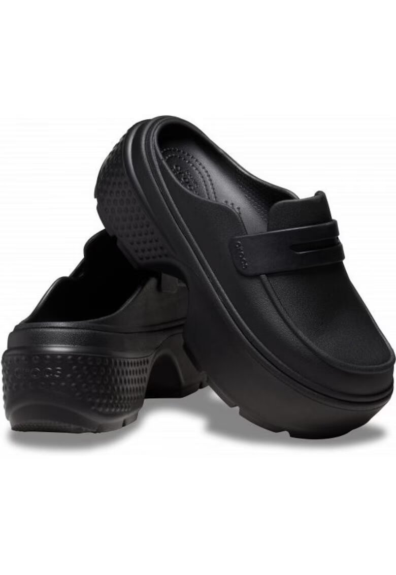 Crocs Saboti Femei - Stomp Loafer 209937 Clog - Negru - Negru