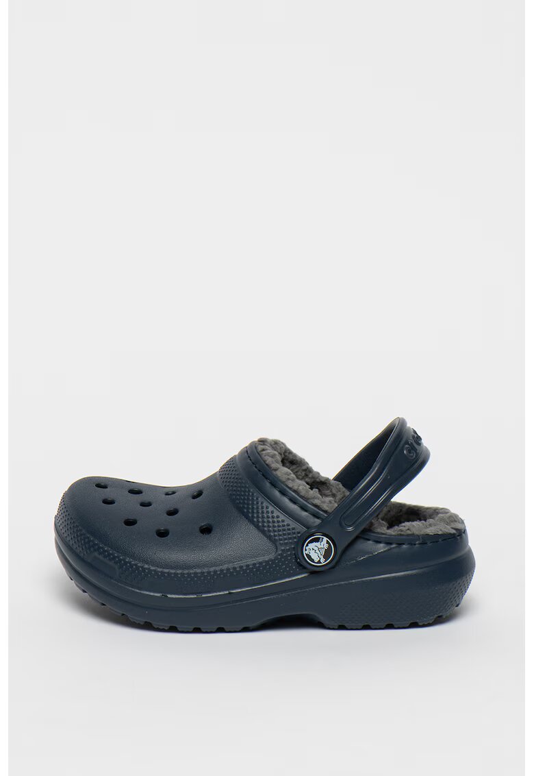 Crocs Saboti Izolati Copii - Classic Lined 207010 Clog - Albastru - Bleumarin