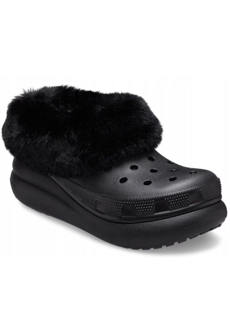 Crocs Saboti Izolati Femei - Crush 208446 Clog - Negru - Negru