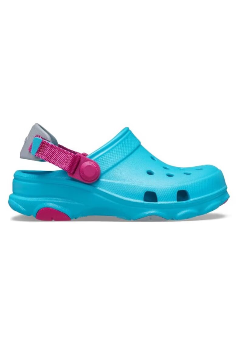 Crocs Saboti Kids' Classic All-Terrain Clog - US Albastru deschis - Digital Aqua - Alb