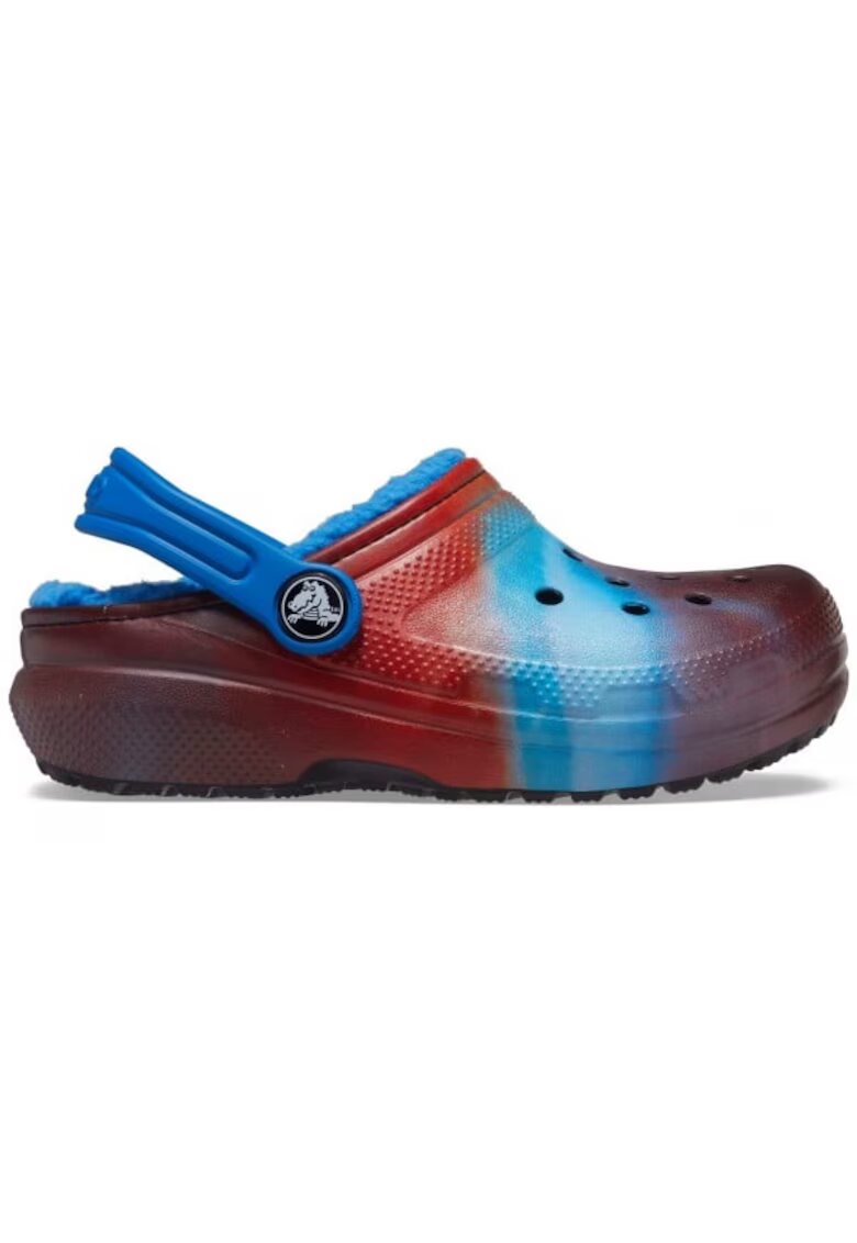 Crocs Saboti Kids' Classic Lined Out of this World Clog - US Albastru - Bright Cobalt - Alb
