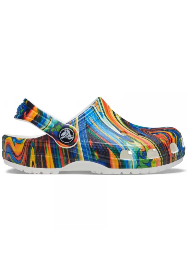 Crocs Saboti Kids' Classic Out of this World II Clog 20-21 EU - C5 US Albastru - Bright Cobalt/White