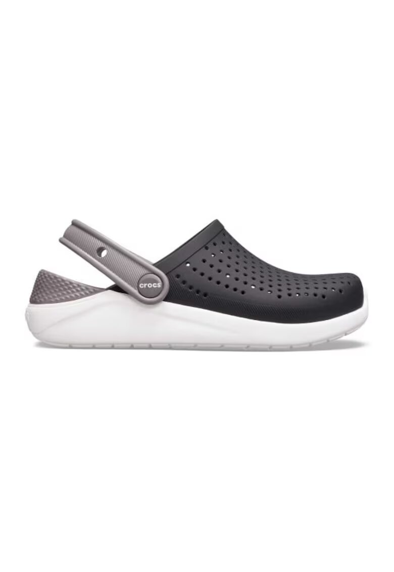 Crocs Saboti Kids' LiteRide Clog - US Negru - Black/White - Negru