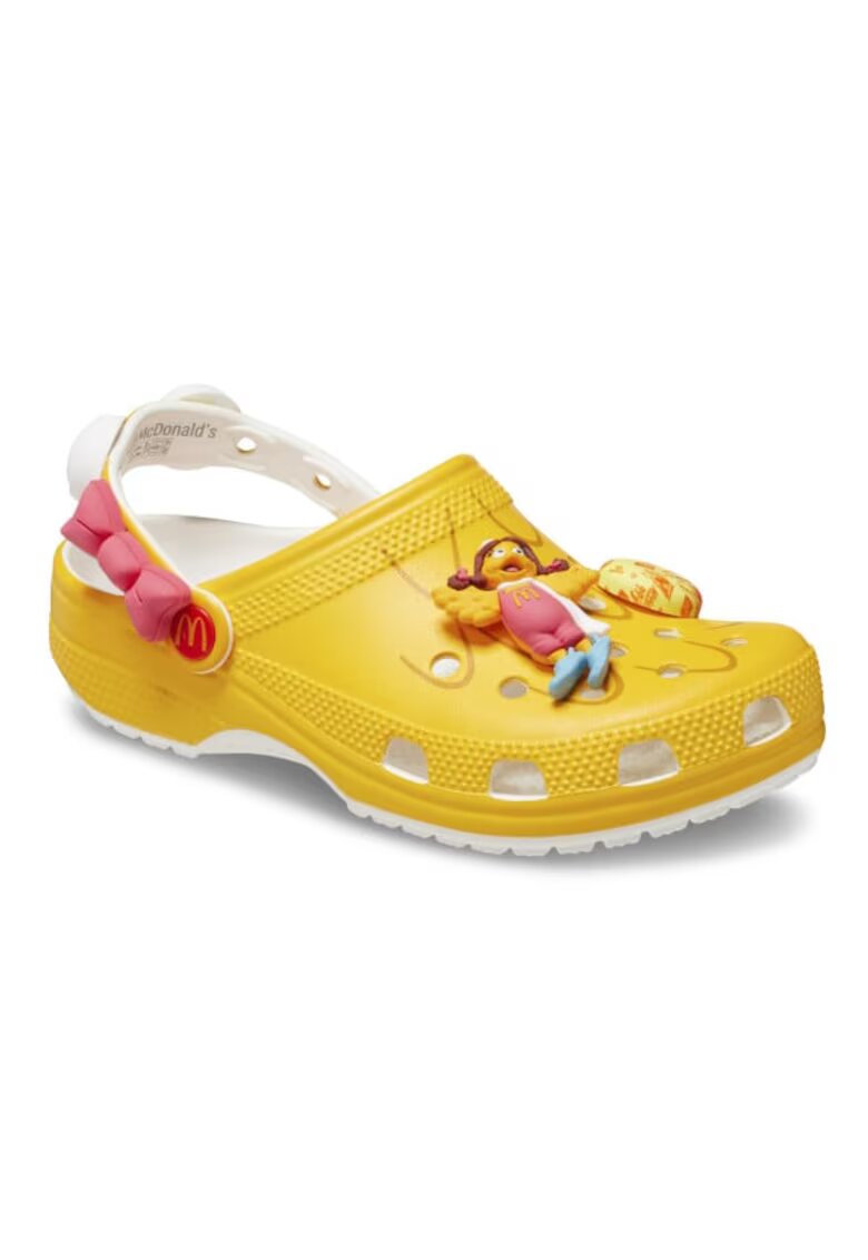 Crocs Saboti McDonald's x Birdie Classic Clog - US Galben - Yellow - Alb